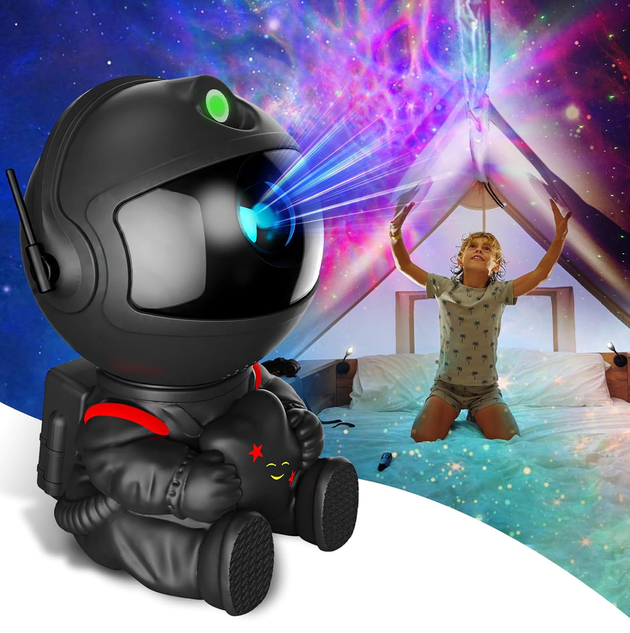 "Sleep Under the Stars: The Astronaut Projector for Better Rest and Cosmic Vibes"