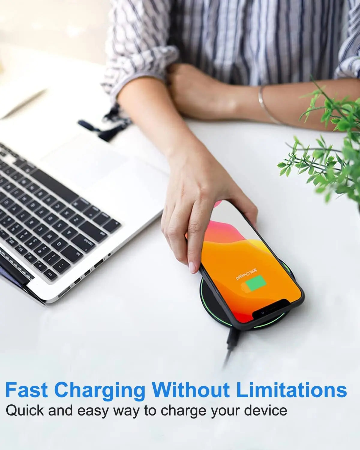 200W Wireless Charger For iPhone 14 13 16 15 Pro XS Max Mini X XR Induction Fast Wireless Charging Pad For Samsung Xiaomi Huawei